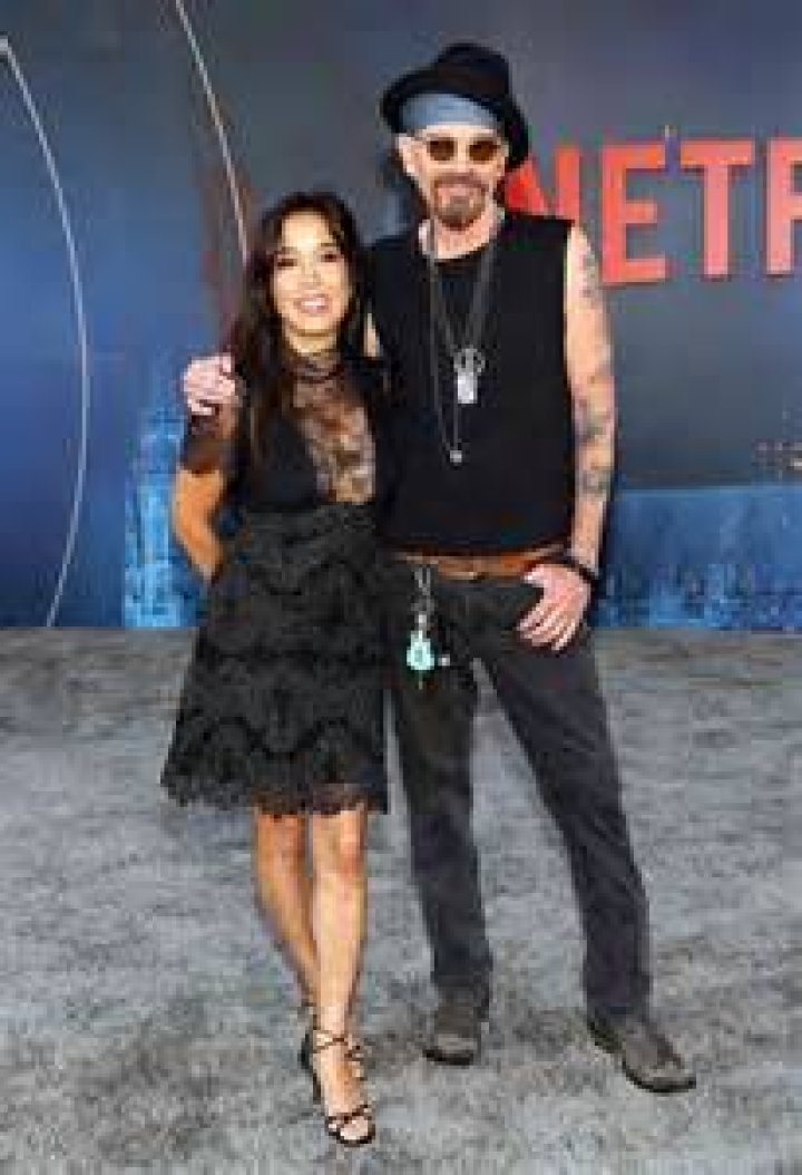 CONNIE ANGLAND and Billy Bob Thornton at The Gray Man Premiere in Los