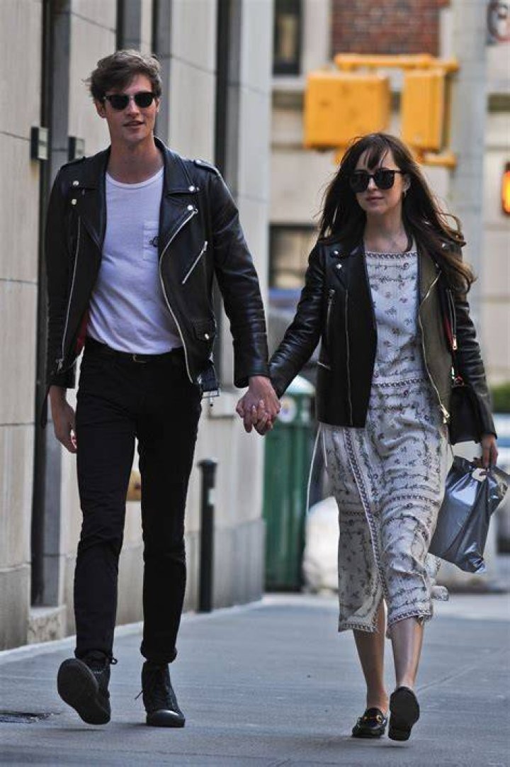 Dakota Johnson With Boyfriend Out and about in NYC GotCeleb