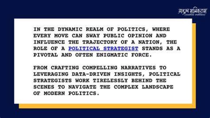 Discoveries And Insights For The Political Strategist