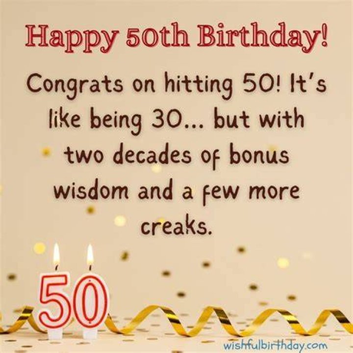 Happy 50th Birthday Wishes and Messages Best Quotations,Wishes
