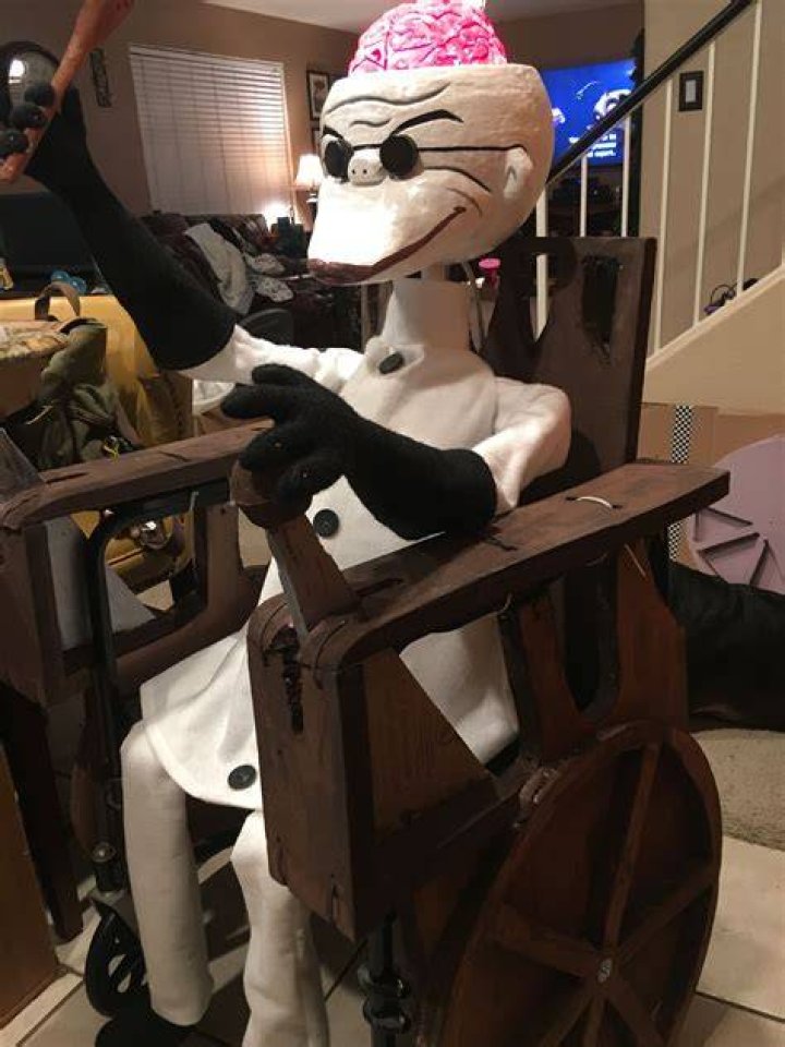 Made professor Finkelstein from nightmare before Christmas to add to