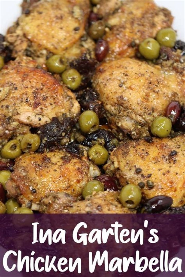 Make Ina Gartens Chicken Marbella and impress all your guests Sun 27 March 2022 11:01 Hel