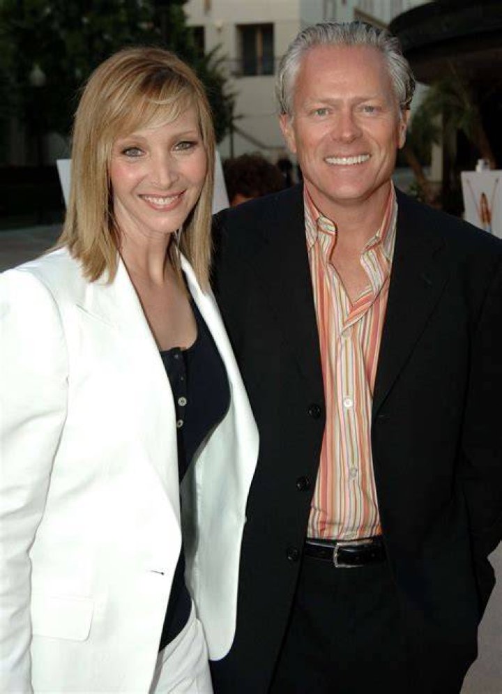 Michel Stern with his wife, Lisa Kudrow