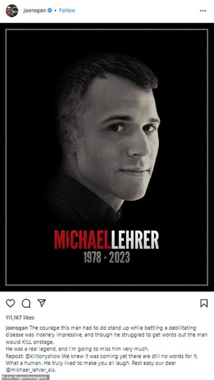 What happened to Michael Lehrer? Tributes pour in as comedian and
